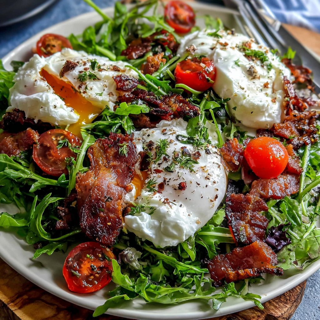 Classic Dandelion Salad with Eggs