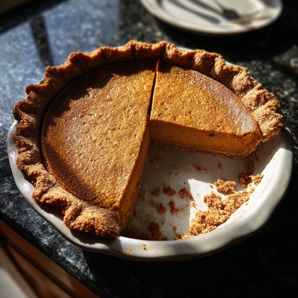 Festive Spiced Pumpkin Pie