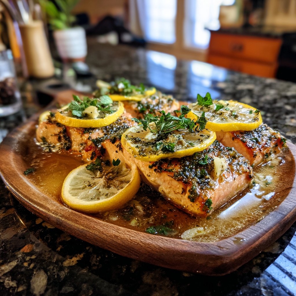 Zesty Garlic Lemon Salmon Dishes