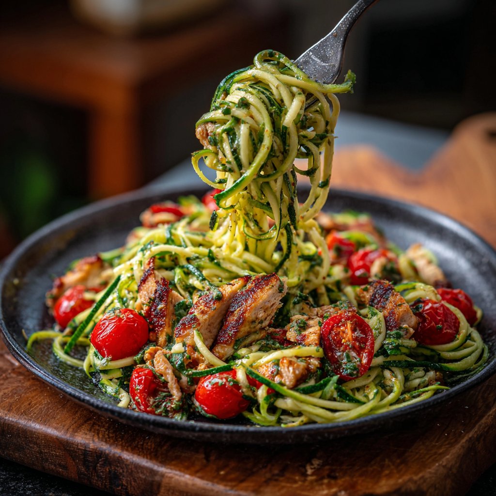 Zucchini Noodles with Chicken