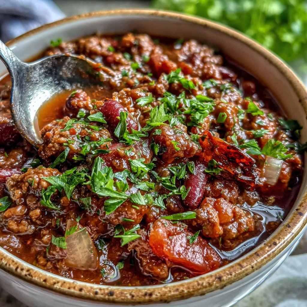 Smoky Hamburger Meat Chili